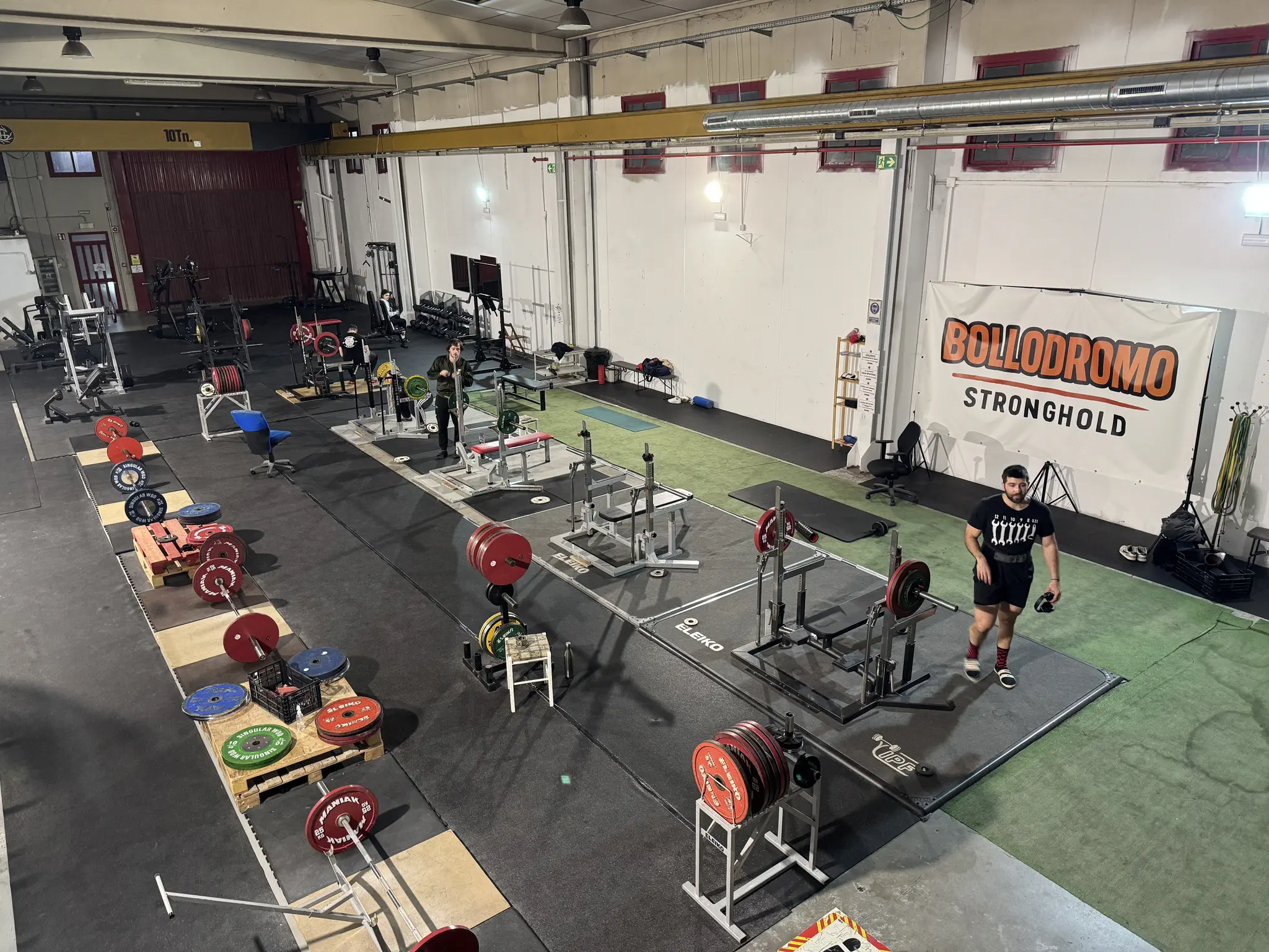 Vista panorámica completa del gimnasio Bollodromo en Tarragona (cerca de Reus)
